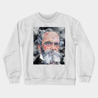 WILLIAM JAMES - watercolor portrait Crewneck Sweatshirt